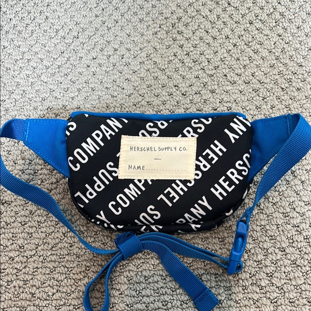 Herschel Supply Company Black and Blue Waist Bag - Picture 3 of 5